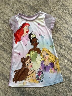 Disney Princess Nightgown - Pink, Purple, Blue